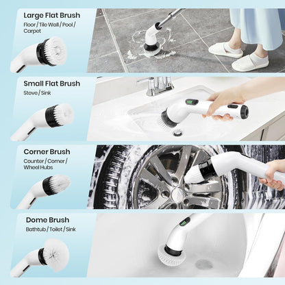 Power Scrub™ | Waterdicht, draadloos, inclusief 9 verwisselbare accessoires
