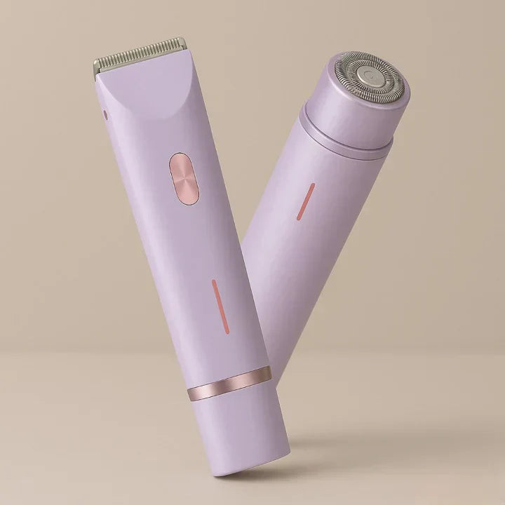 SmoothTrim™ – Precisie scheerapparaat met twee opzetstukken